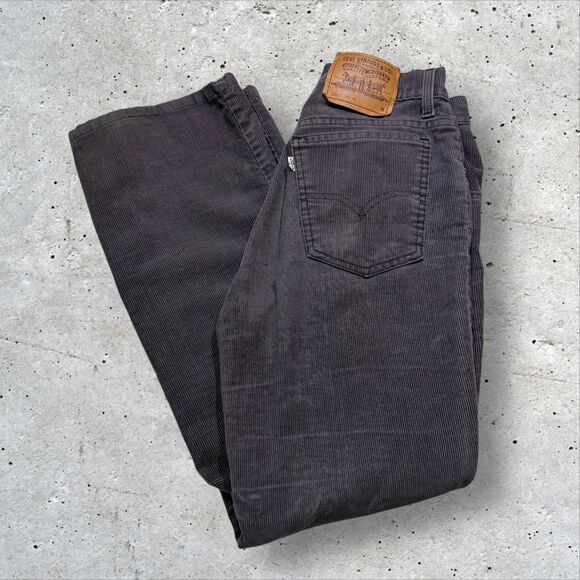 Levi's Denim - Vintage Levi’s 517 Boot Cut Gray Corduroy Jeans Juniors 7 JR Western Casual